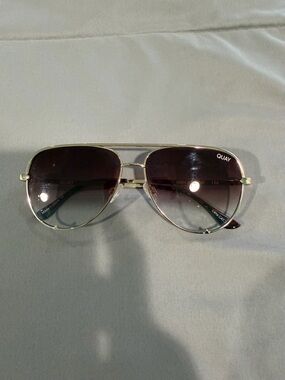 QUAY High Key Sunglasses Brown Fade